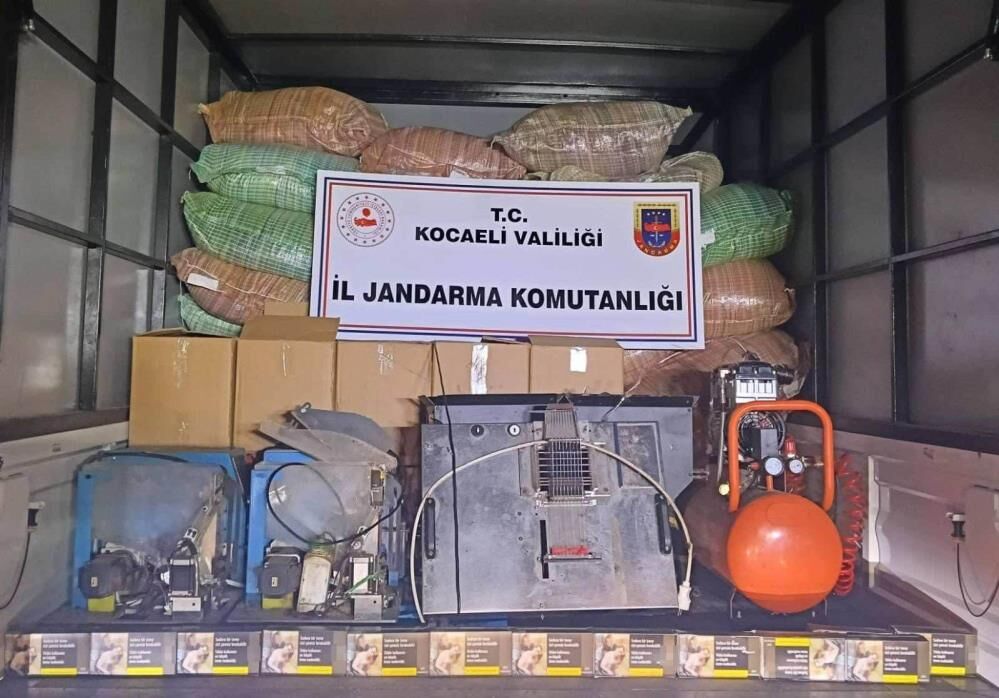 Kocaeli'de 4 milyon TL’lik kaçak tütün operasyonu