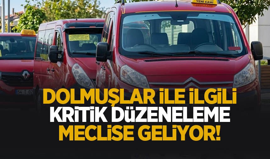 Sakarya’da taksi dolmuşlar için yeni gelişme