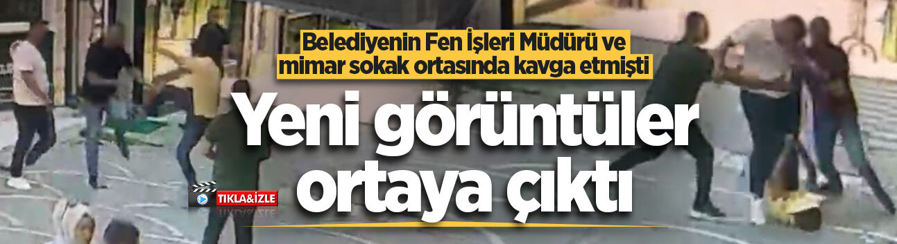 Belediyenin Fen İşleri Müdürü ve mimarın kavgasında yeni görüntüler ortaya çıktı