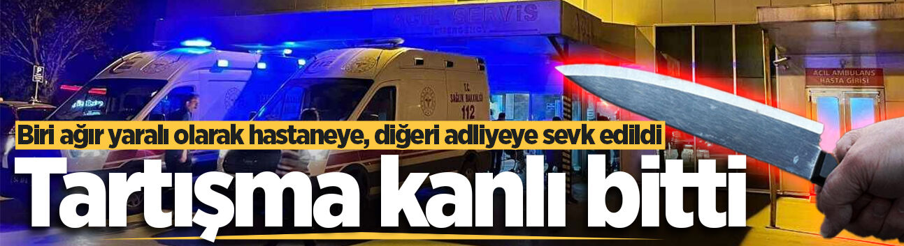Karapürçek'te bıçaklı kavga: 1 ağır yaralı