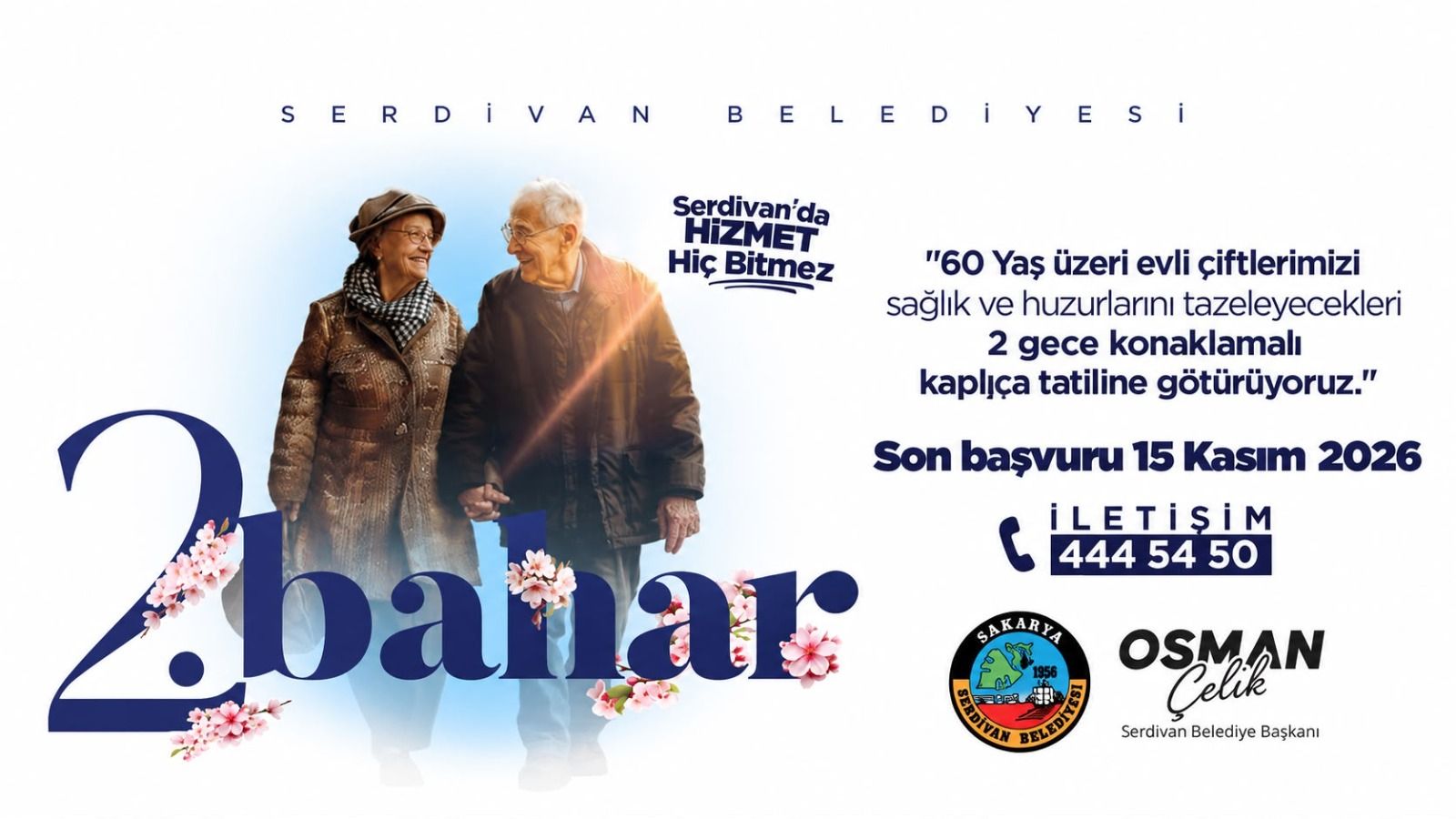 Serdivan’da ikinci bahar heyecanı yeniden başlıyor