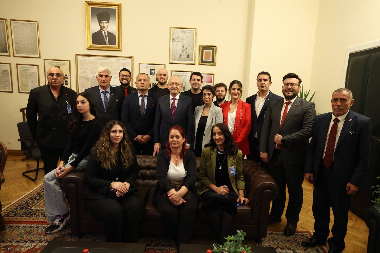 CHP Sakarya İl Yönetimi, Kılıçdaroğlu'nu ziyaret etti
