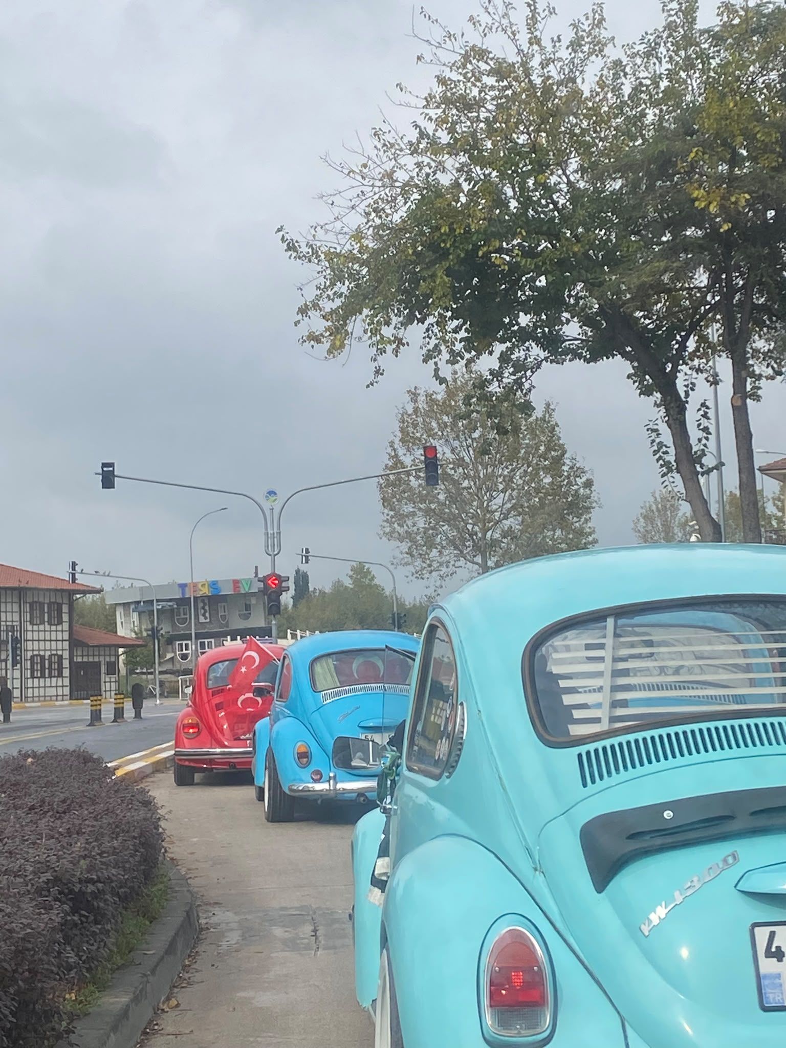 Sakarya'da vosvos tutkunlarından 29 Ekim'e özel konvoy
