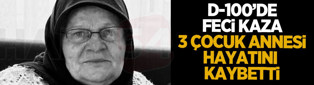 Otomobilin çarptığı 3 çocuk annesi hayatını kaybetti