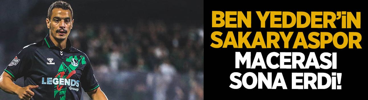 Sakaryaspor'da Ben Yedder ayrıldı