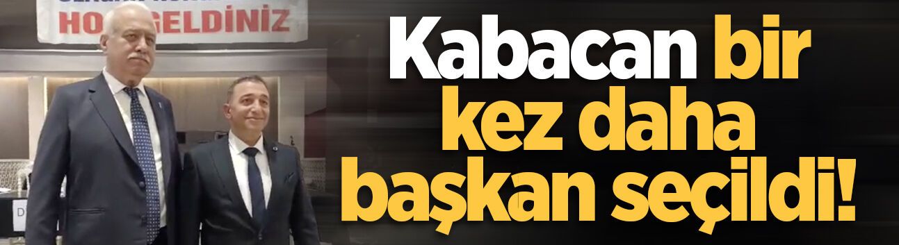 Kabacan bir kez daha başkan seçildi!