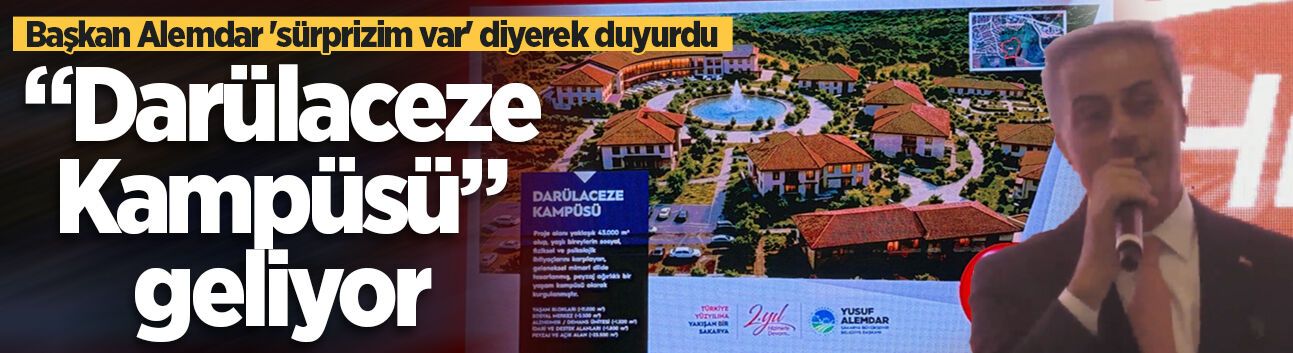 Başkan Alemdar 'sürprizim var' diyerek duyurdu: “Darülaceze Kampüsü” geliyor